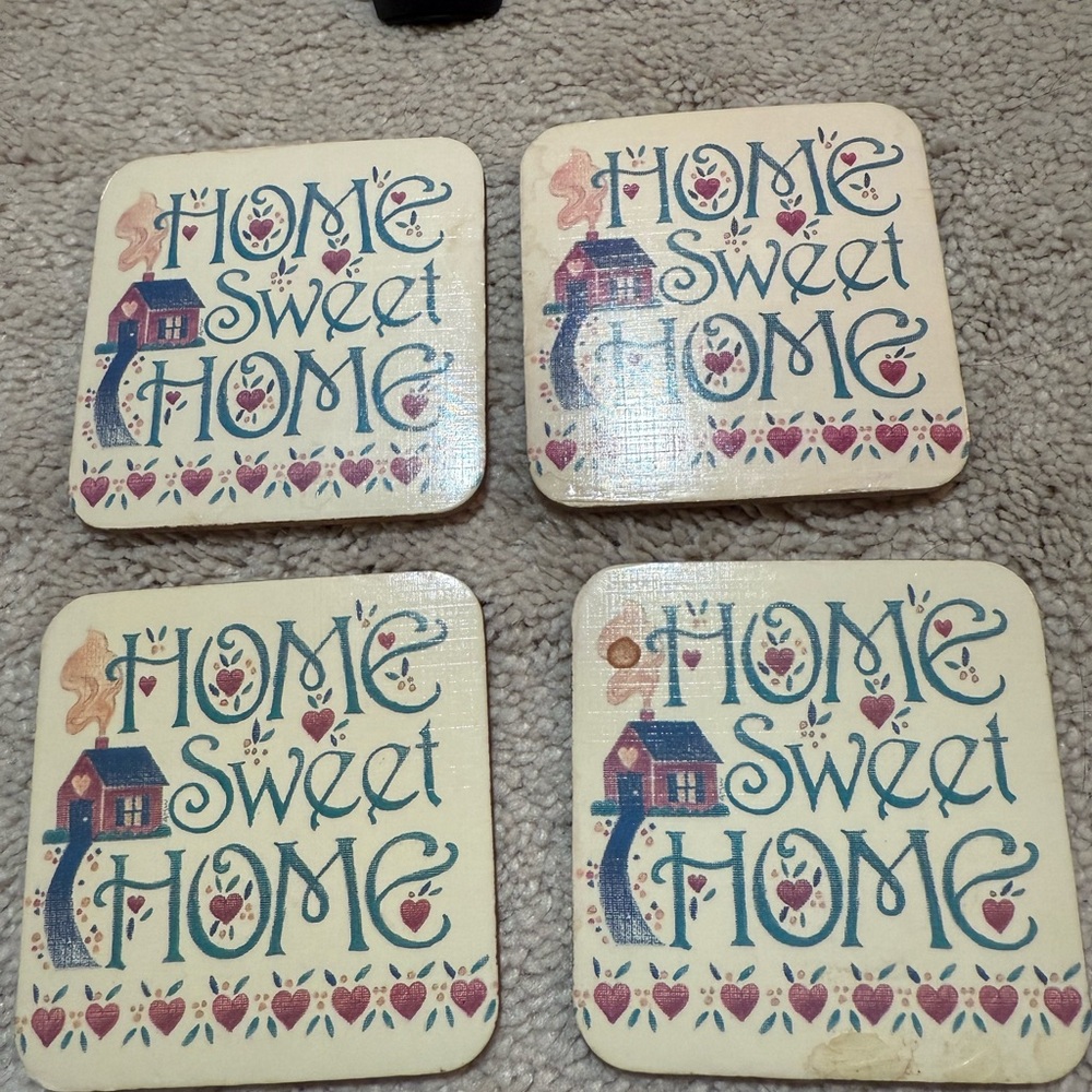 Home Sweet Home Coasters Set
